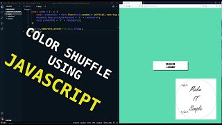 Color Shuffle background with JavaScript