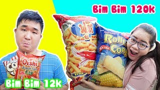 Bim Bim Khổng Lồ 120k & Bim Bim 12k | Trốn Mẹ Ghẻ Qua Nhà Cà Chớn