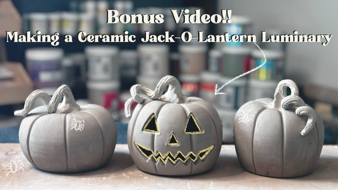 Making A Jack-O-Lantern Luminary - YouTube