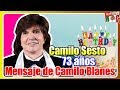 Camilo Blanes le envía un mensaje a su padre, Camilo Sesto tiene 73 años.