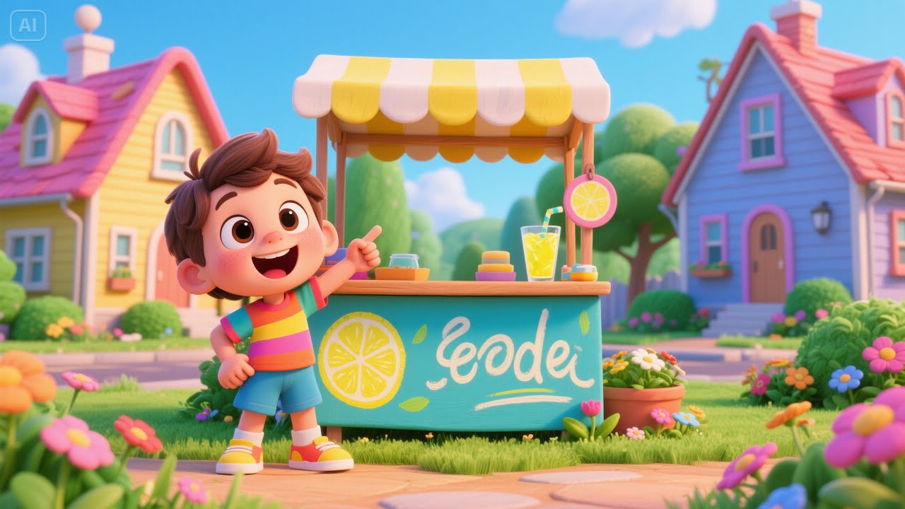 Lemonade Champs – JJ’s Stand is Open! | Fun Kids Song | Summer Lemonade Rhyme