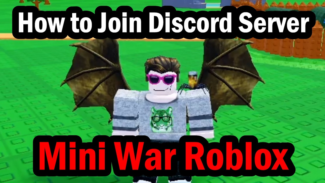 How to Join Discord Server in Mini War Roblox - YouTube