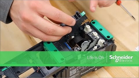 Mounting Shunt/Undervoltage Trip to PowerPact™ B-Frame Circuit Breakers | Schneider Electric Support