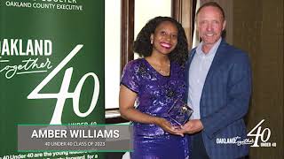 2023 Class of 40 Under 40 receives awards at ceremony with David Coulter