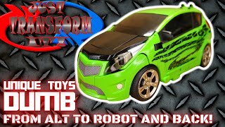JUST TRANSFORM IT!: Unique Toys Dumb (RotF Skids)