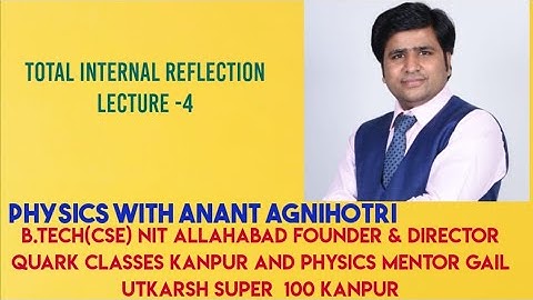 REFRACTION THROUGH PRISM||L4||PHYSICS||IIT JEE|| NEET ||CLASS 13|| ANANT AGNIHOTRI || QUARK CLASSES