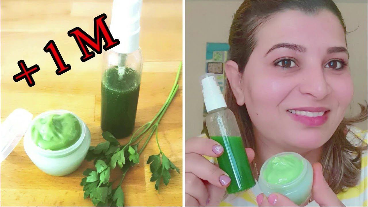 كريم البقدونس السحري سيجعل بشرتك شابة مهما كان عمرك سيخلصك من التجاعيدوالكلف والبقع السوداء