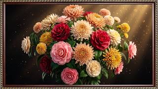 🍂 Autumn Romance Flowers  Luxury 8K Floral Display  TV Wallpaper 2 screenshot 5