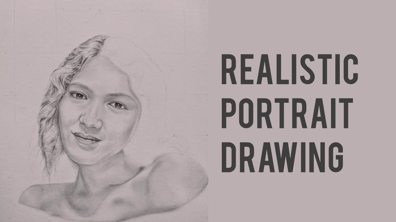 Realistic Portrait Drawing Using Graphite Pencils - Nouvel Christian Art