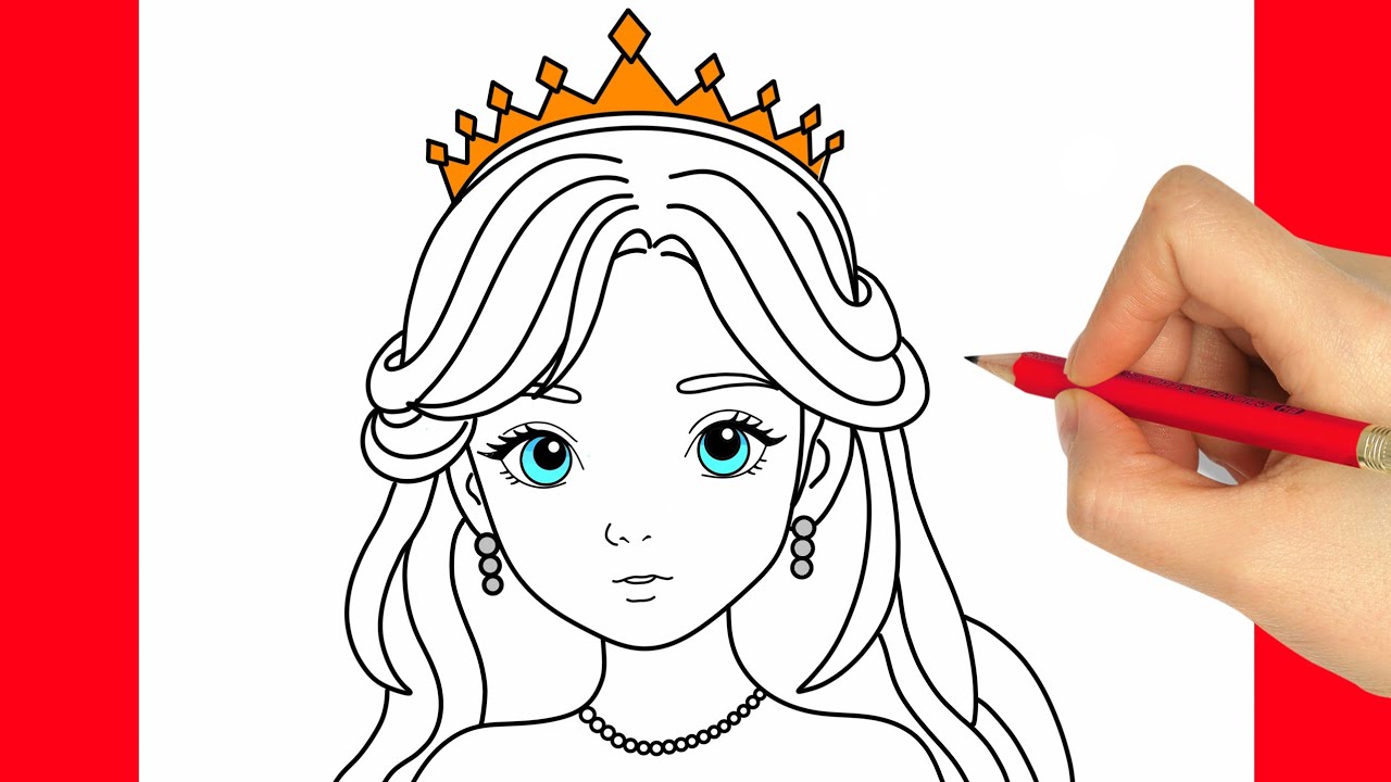 COMMENT DESSINER UNE PRINCESSE - YouTube
