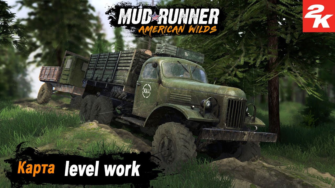 MudRunner Прохождение карты "level work" YouTube