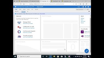 TFS 2015 - Create a team project on the web portal