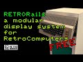 A Modular Display System for Retro Computer #atari #commodore #sinclairzxspectrum #amiga #amstrad