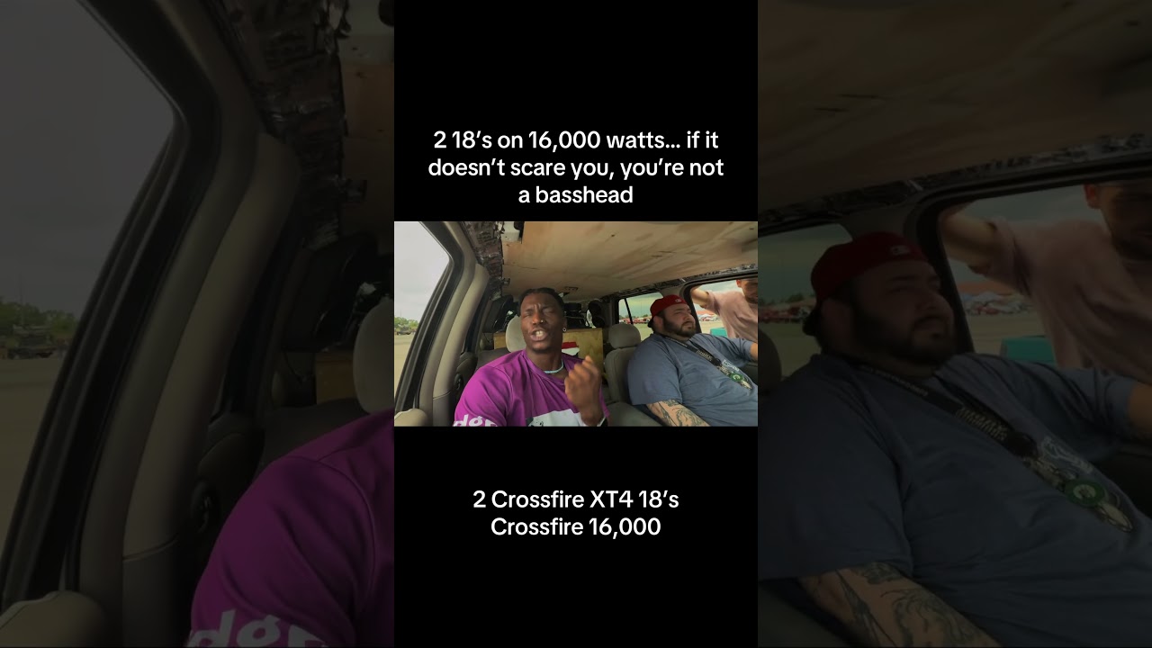 2 18’s on 16,000 watts… if it doesn’t scare you, you’re not a basshead. 💣🔊