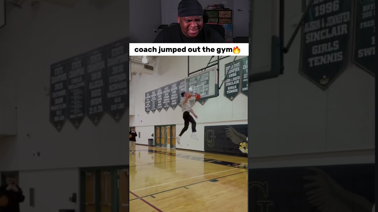 bro started flying #funny #basketball #shorts #dunk  #football