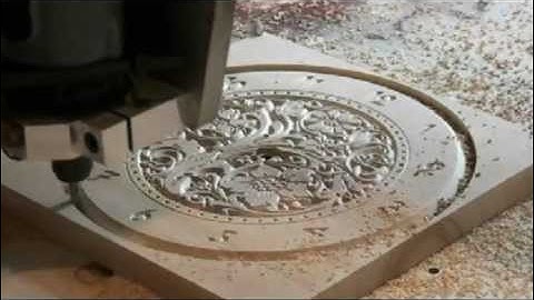 Vbit carving with home made cnc router and Mach software