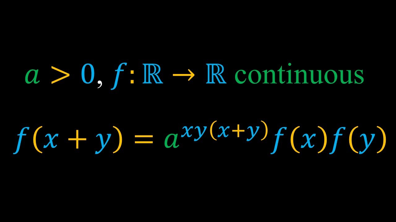 Warming Up | Convert This Into Cauchy Equation - YouTube