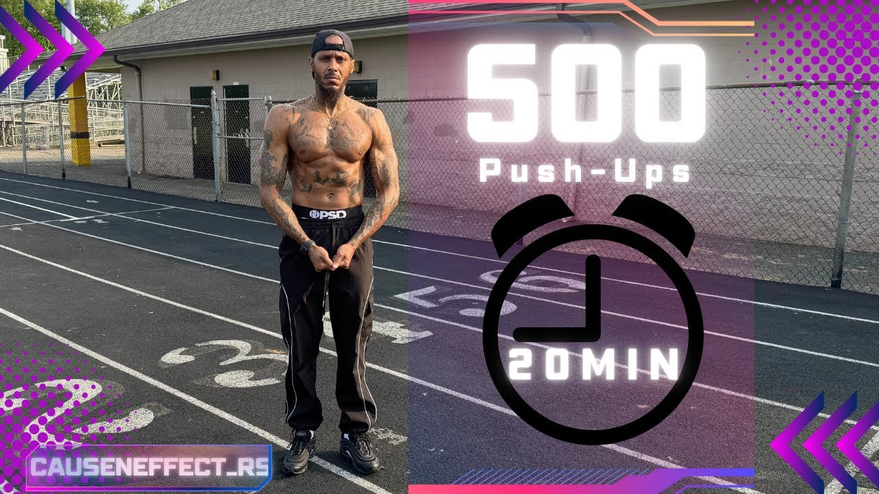500 Push Ups in 20 minutes - YouTube