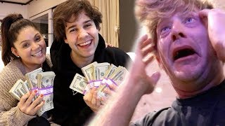 WE SPENT HIS $10,000 IN 2 HOURS!! (SURPRISE)