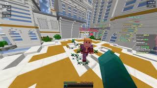 Me 1v1ing Blatant Hacker In Hypixel Sumo