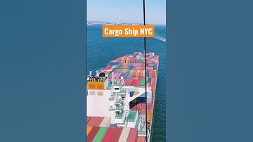 Cargo ship passing under the Verrazzano, in high-speed. Music: VoyageMusician: @iksonmusic