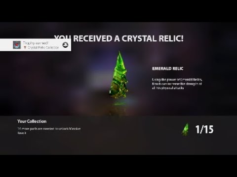 Knack Trophy : Crystal Relic Collector - YouTube