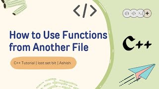 C++ Tutorial: How to Use Functions from Another File || #coding #cpp #programming