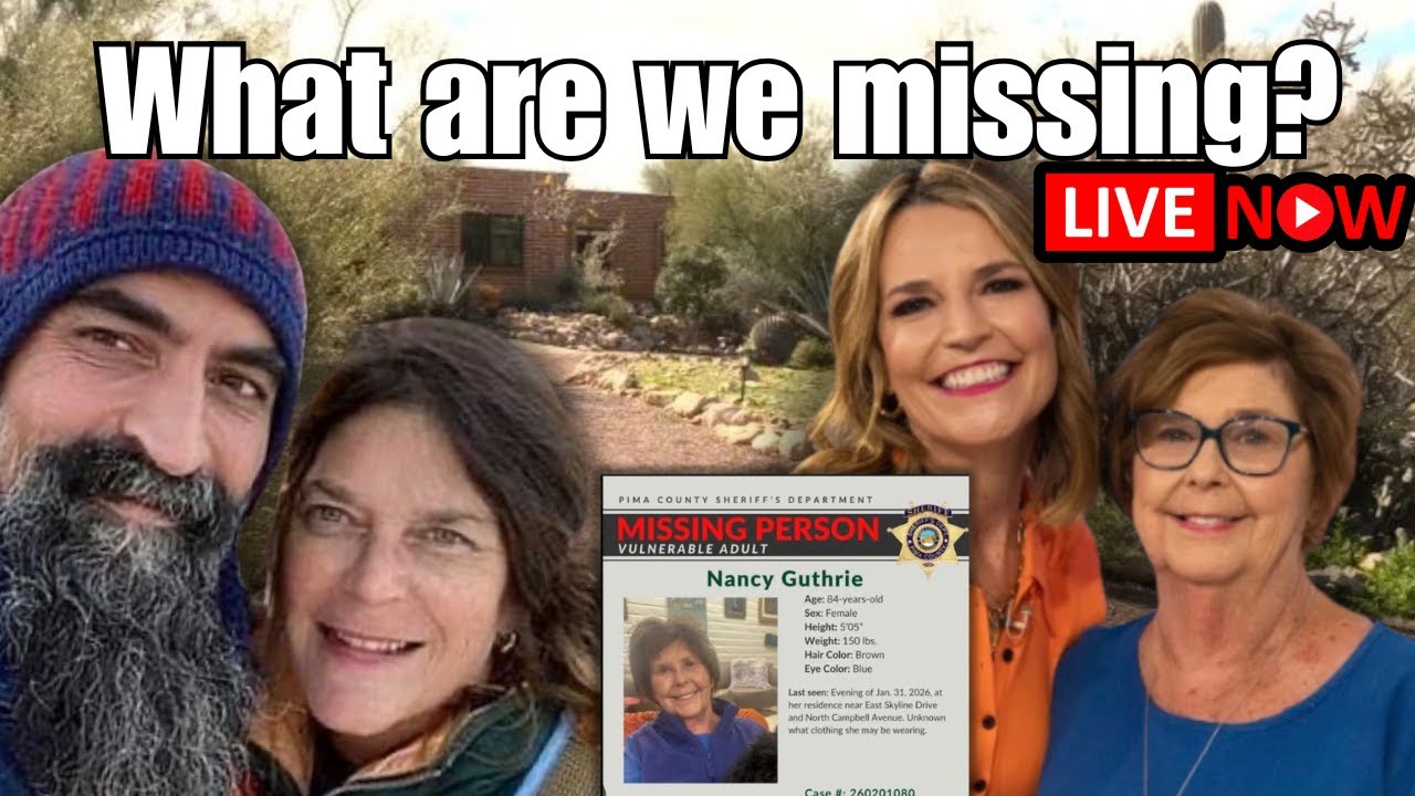 Savannah Guthrie’s Mom Nancy Guthrie: 5PM Deadline Nears, Search Intensifies — Family Involved?