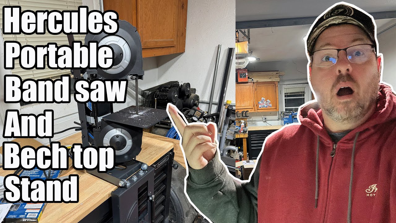 Hercules Portable Band Saw With Bench top Stand - YouTube