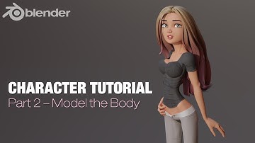 Blender Complete Character Tutorial  - Part2 - Modeling the Body