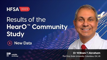 HFSA 2022: Findings From the HearO™ Community Study | Dr William T Abraham