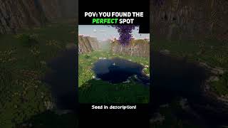 POV: You Found The Perfect Spot for Your Base in Minecraft @MinecraftAndChill