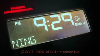 SVR FRENZY (and WXL42 going off air) (EAS #107-#122)