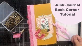 Adding Book corners to a Journal tutorial- Using BeebeeCraft corners