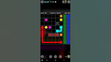 How To Solve Flow Free Bridges Blue Pack Level 7 8x8 Board Walk Through Solution Walkthrough