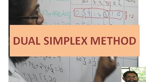 DUAL SIMPLEX METHOD #LearnSTATISTICS with Venugopalan.P.K