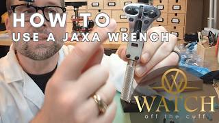 How to: Use a Jaxa Case Back Wrench to Open a Watch Content