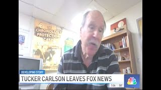 Paul Levinson about Tucker Carlson out at Fox