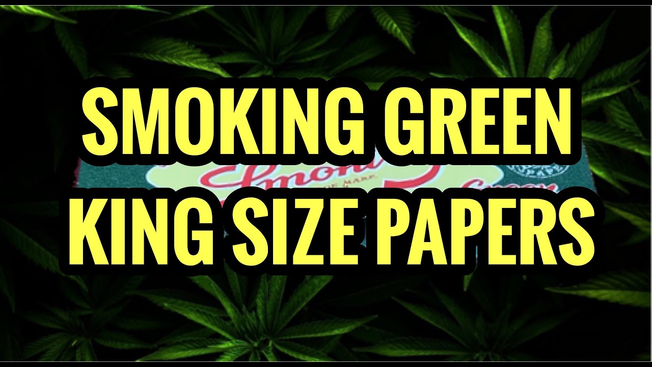 4K SMOKING GREEN KINGSIZE PAPERS