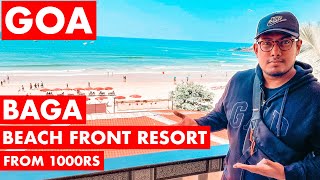 Goa | Baga Beach Front Resort - From 1000RS | Larios Beach Holidays Resort | Goa Vlog | Budget Hotel