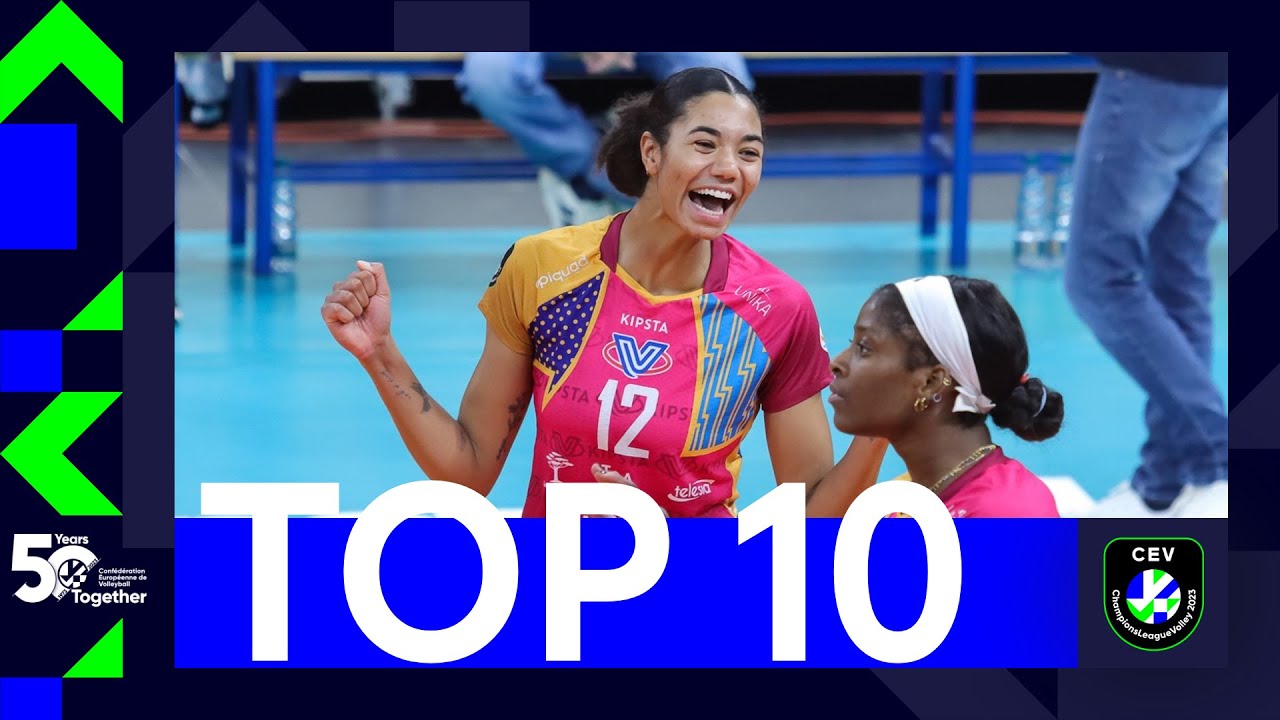 Top 10 Mega Rallies of the Week I CEV Champions League Volley 2023 Women