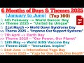 Days And Themes Of 2025 January To June Days Themes 2025 6 Months Of Themes Of 2025 Totan91 Days And Themes Of 2025 January To June Days Themes 2025 6 Months Of Themes Of 2025 Totan91