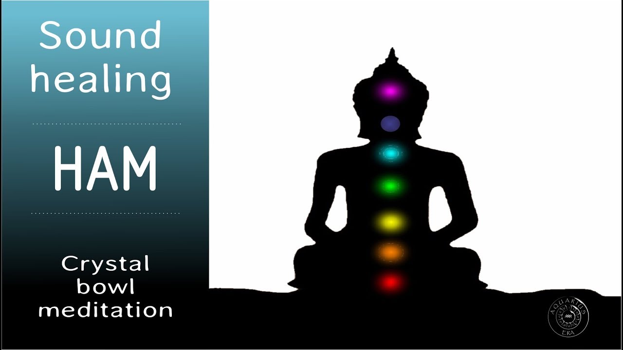 Throat Chakra Healing Music  * Tibetan HAM mantra * Crystal bowl * Chakra Meditation