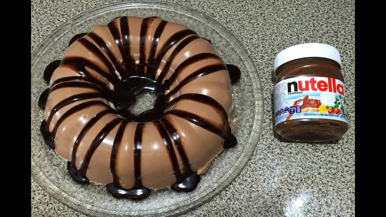 Gelatina De Nutella Con Queso