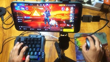 🔥 Keyboard & Mouse Free Fire BR Rank Match | Mobile Gameplay Like PC