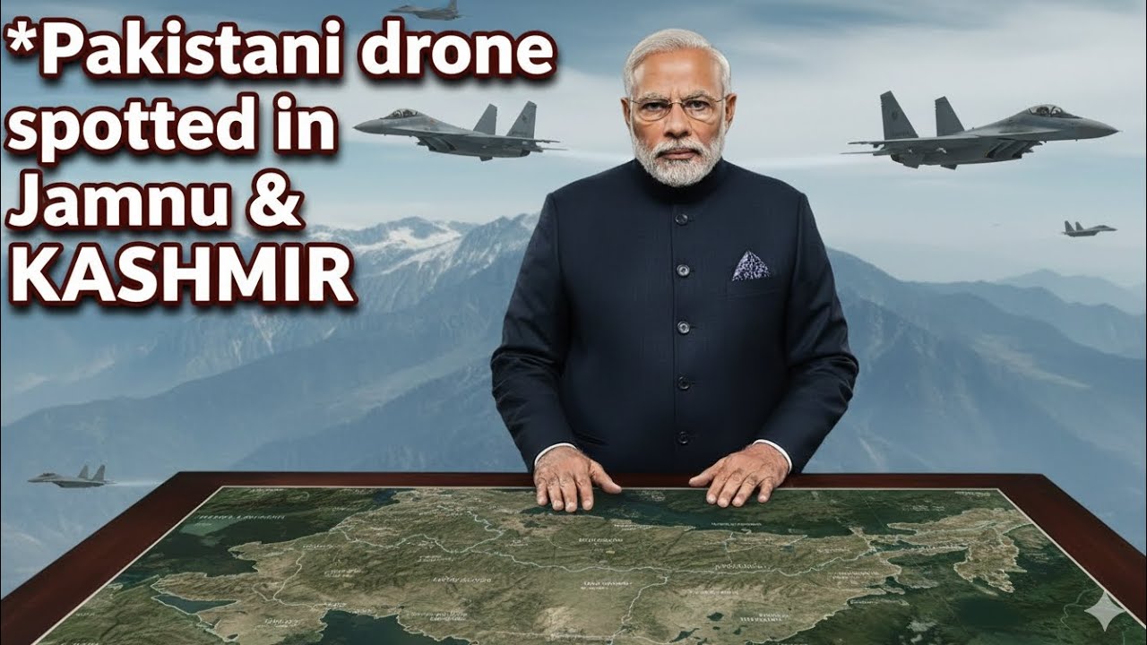 Pakistani Drones Spotted in J&K: Indian Army Opens Fire! 🚨 | New Security Crisis at LoC