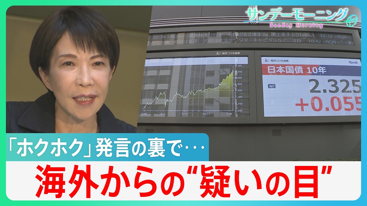 高市総理「ホクホク」発言の陰で…円安影響で“夢のない日本”から海外へ向かう若者 国債暴落に見る海外からの“疑いの目”【サンデーモーニング】
