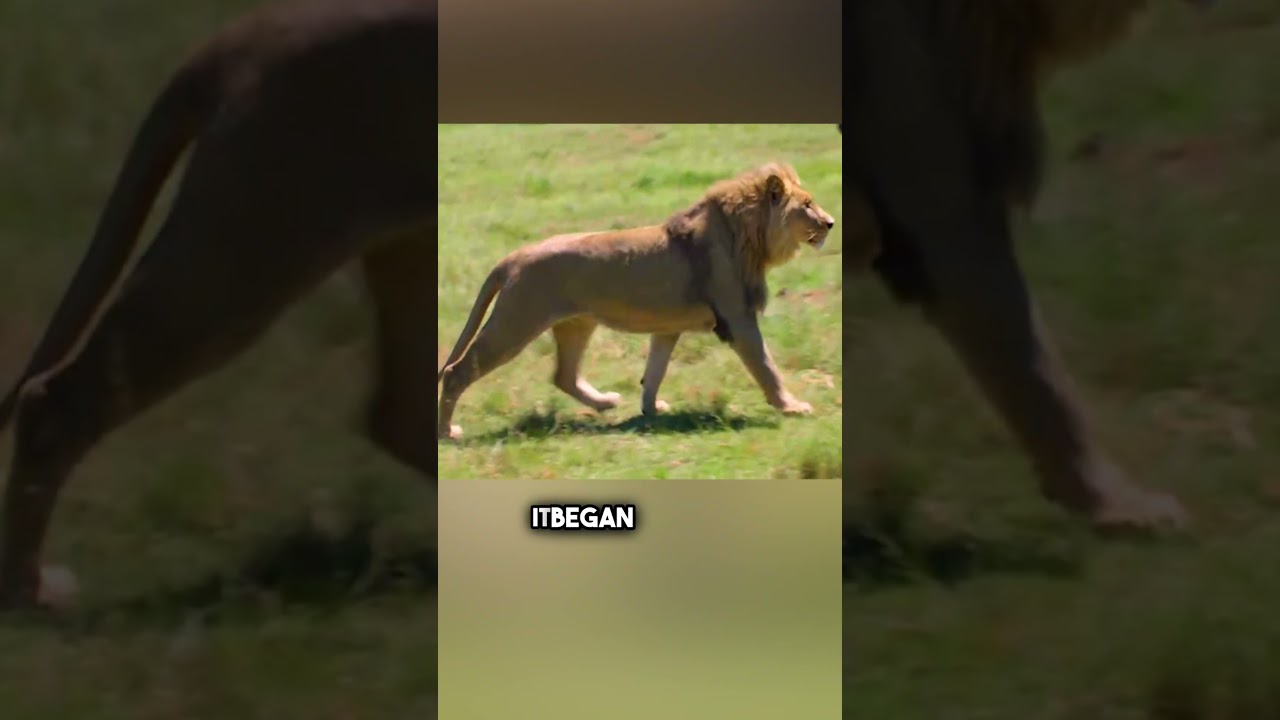 Bear Grylls Outsmarts a Charging Lion 😱 #shorts