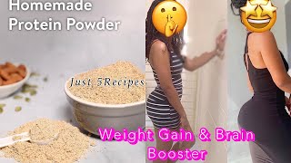 Best High Protein Powder | How to Make  Whey Protein at Home | Homemade Weight gain Protein Powder |