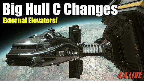 Huge Hull C Changes! New Interstellar Cargo Contracts + External Elevators - Star Citizen Gameplay